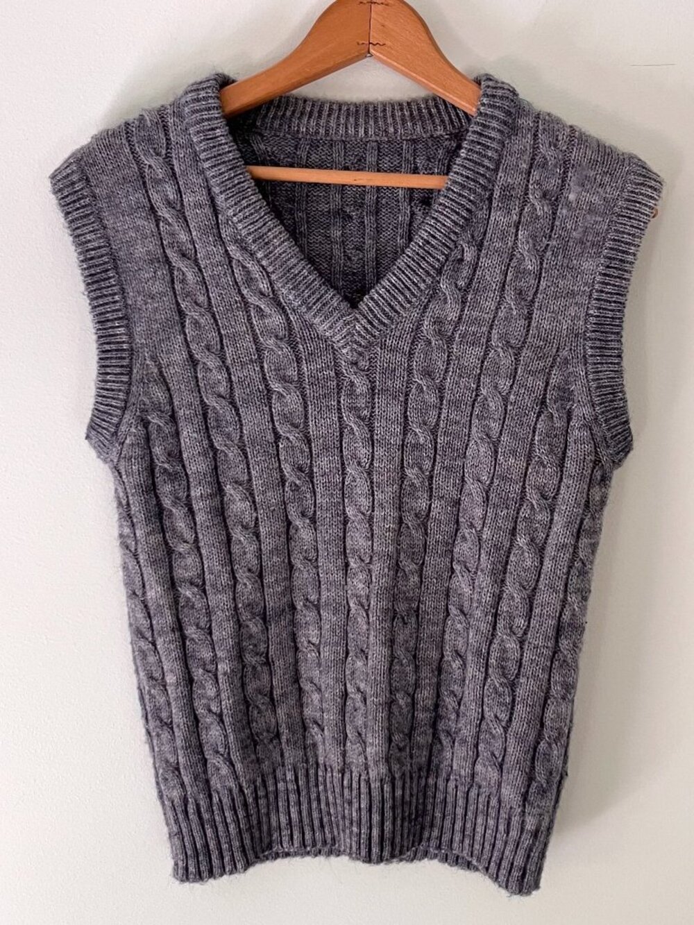 Handknit Wool Sweater Vest